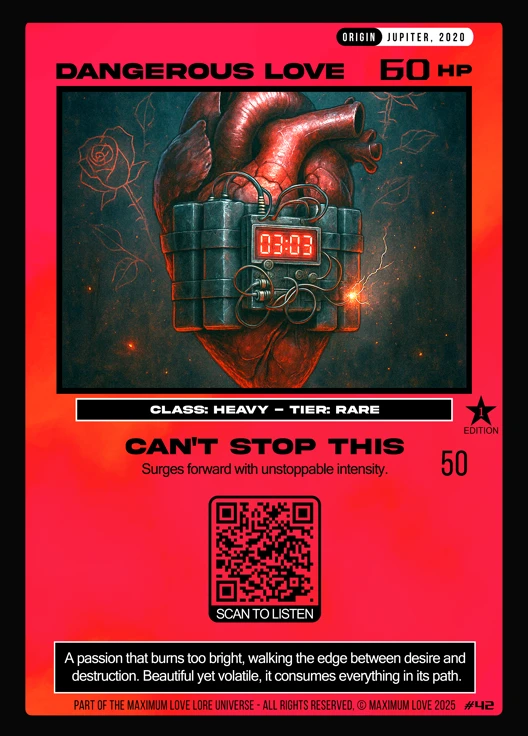 Dangerous Love trading card